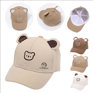 Kids Bear Ear Baseball Cap